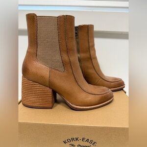 Kork-Ease Cantley Leather Heeled Boots